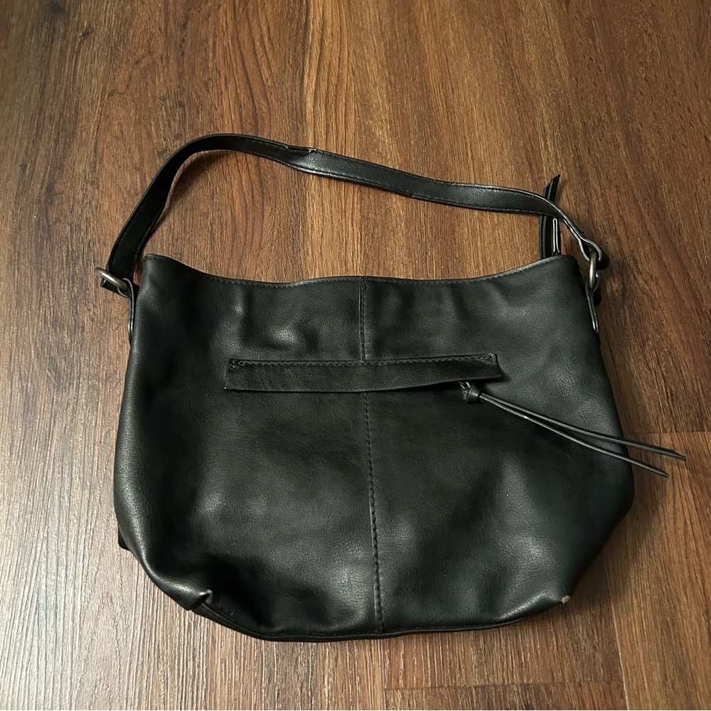 Universal Thread Black Faux Leather Handbag
